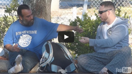 (Video) This Guy Was Taking Money From Homeless People, Look At What He Did Next